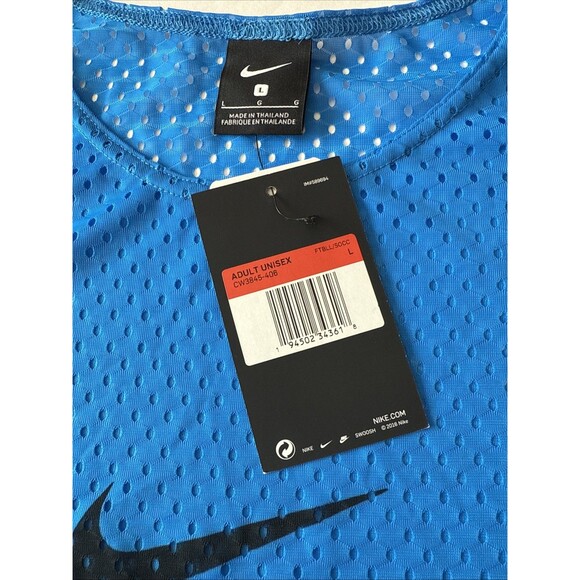 Nike Dri-Fit Park Mesh Soccer Bib Adult Unisex Blue CW3845-406 Size Large NWT - Picture 4 of 10